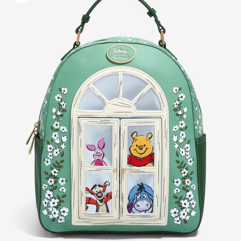 NWT Her Universe Disney Winnie the Pooh and friends window mini backpack